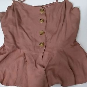 Button up camisole.  Size:Xl